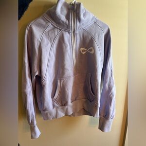 NFINITY Lavender Half-Zip Crewneck Pullover